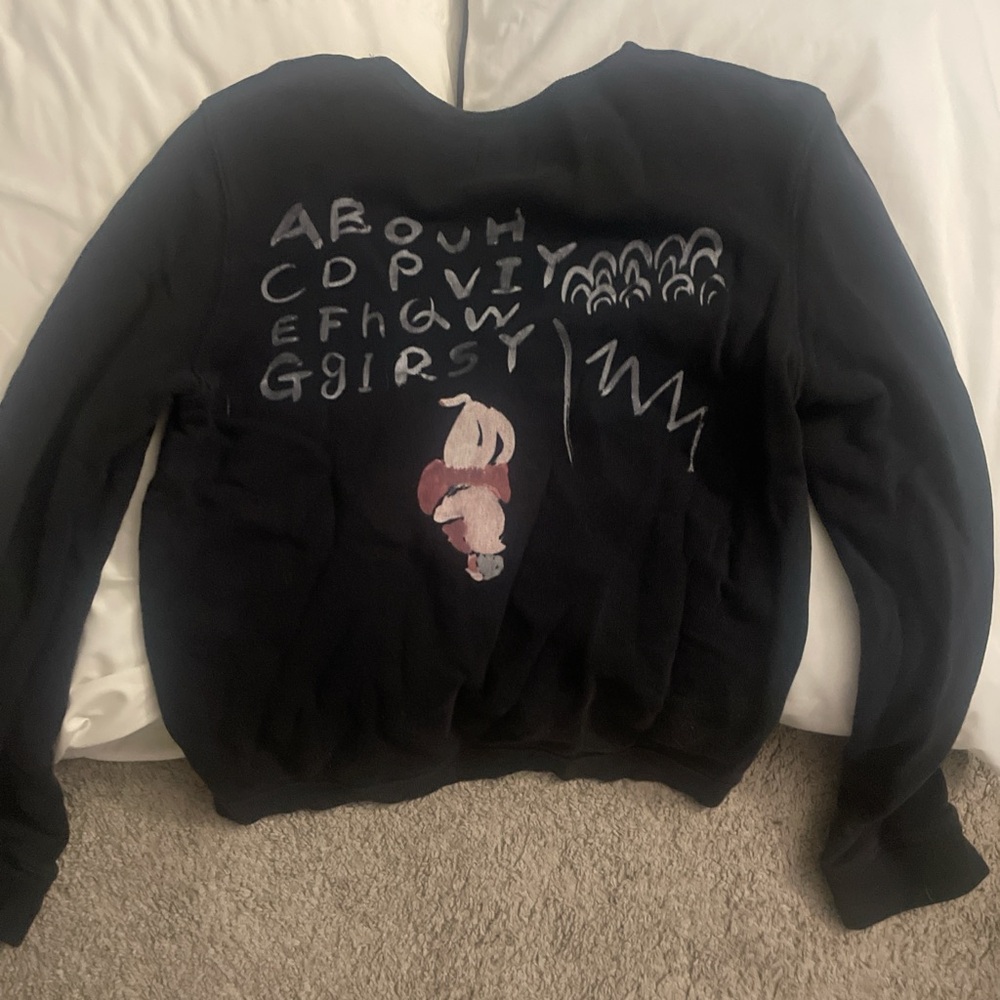 JNBY BLACK SWEATER DESIGN ABCD